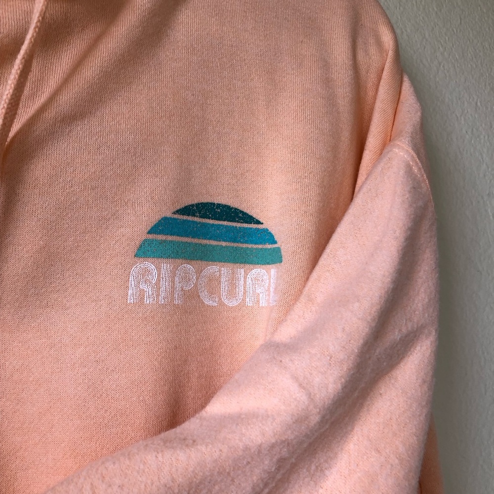Rip curl hoodie size M sherbet orange